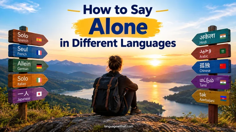 Alone in Different Languages