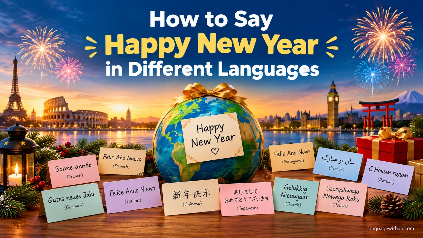 Happy New Year in Different Languages