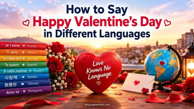 Happy Valentine's Day in Different Languages