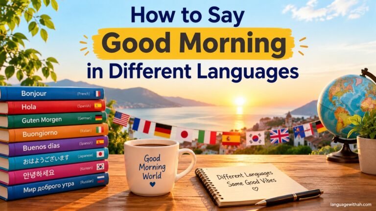 How to Say Good Morning in Different Languages