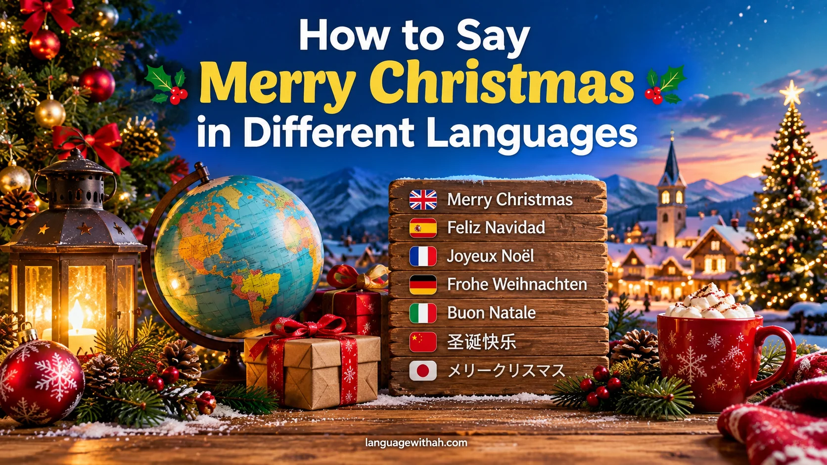 Merry Christmas in Different Languages
