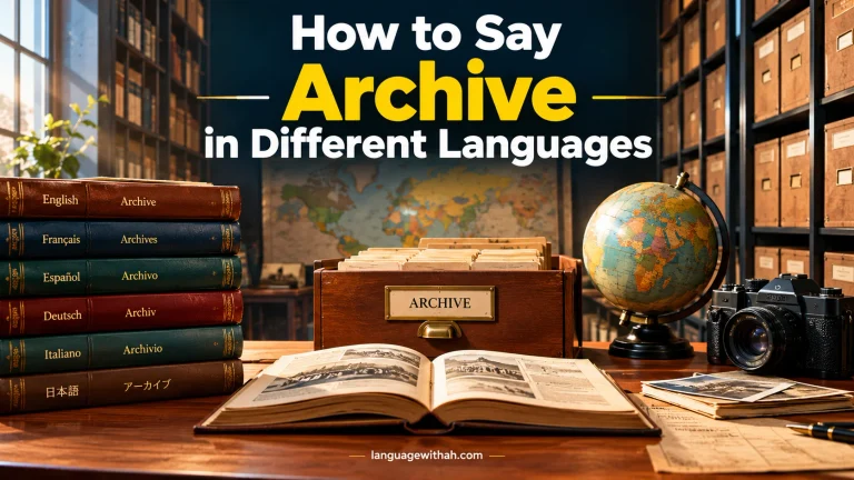 Archive in Different Languages