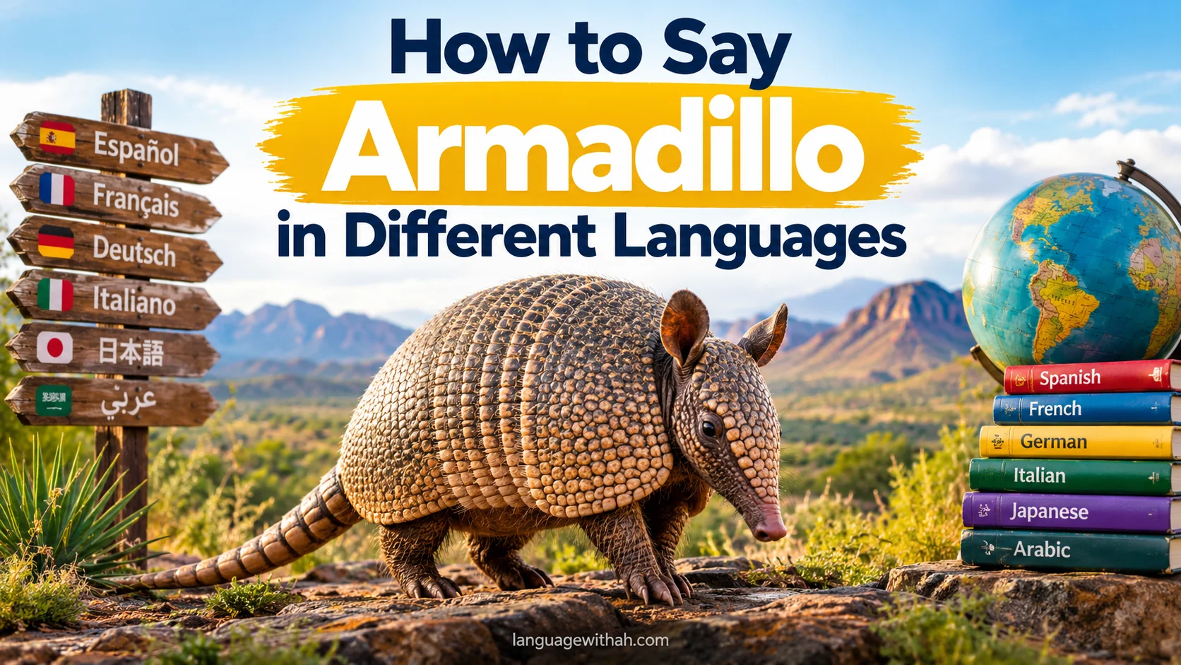 Armadillo in Different Languages