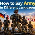 Army in Different Languages