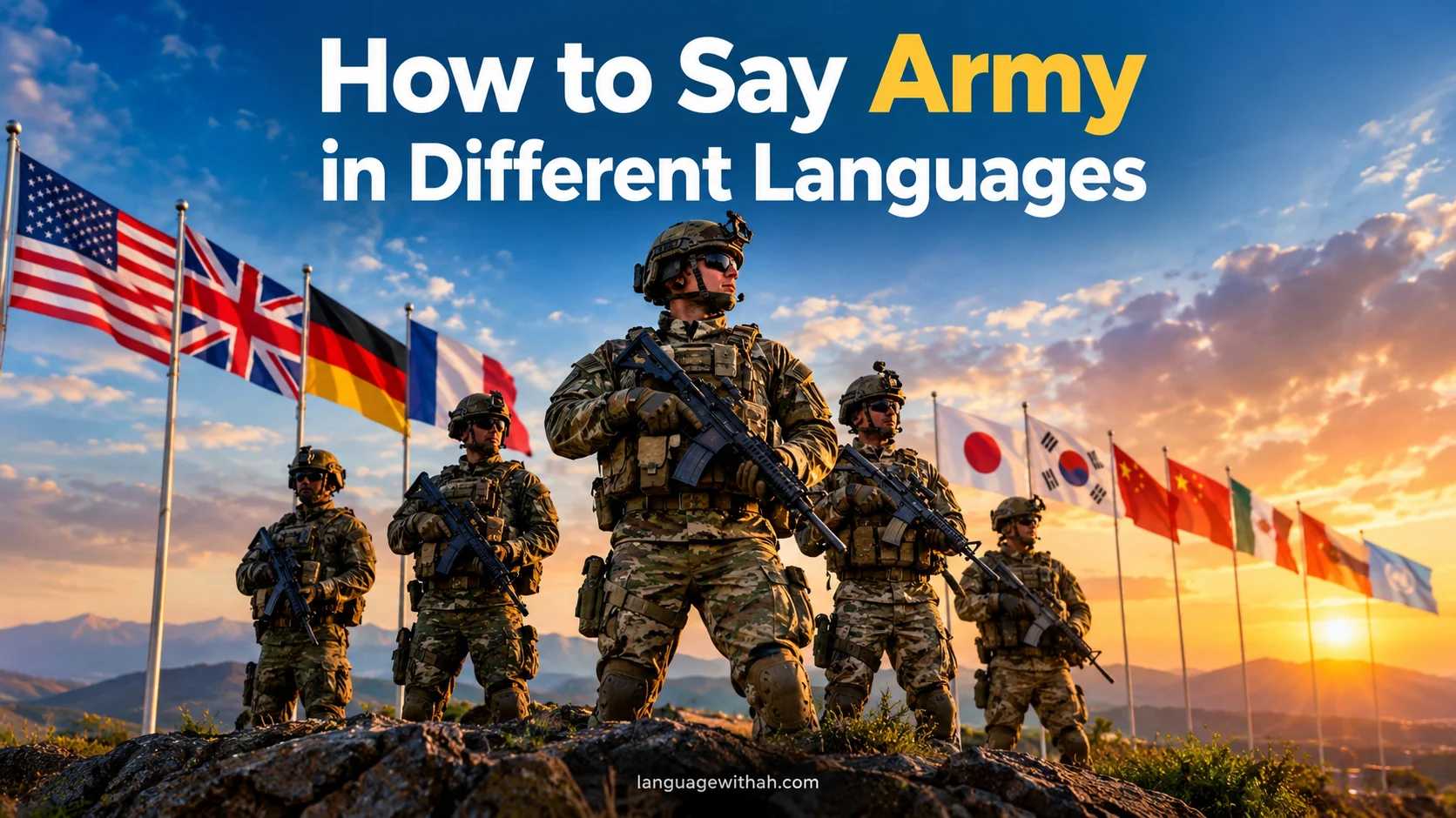 Army in Different Languages