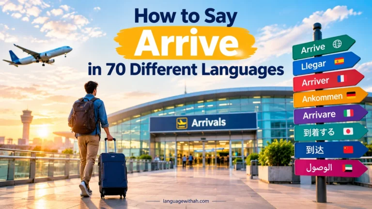 Arrive in 70 Different Languages