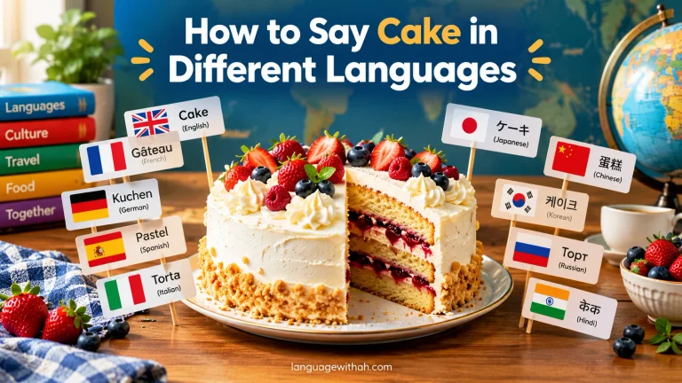 Cake in Different Languages