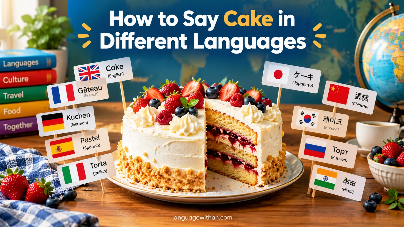 Cake in Different Languages