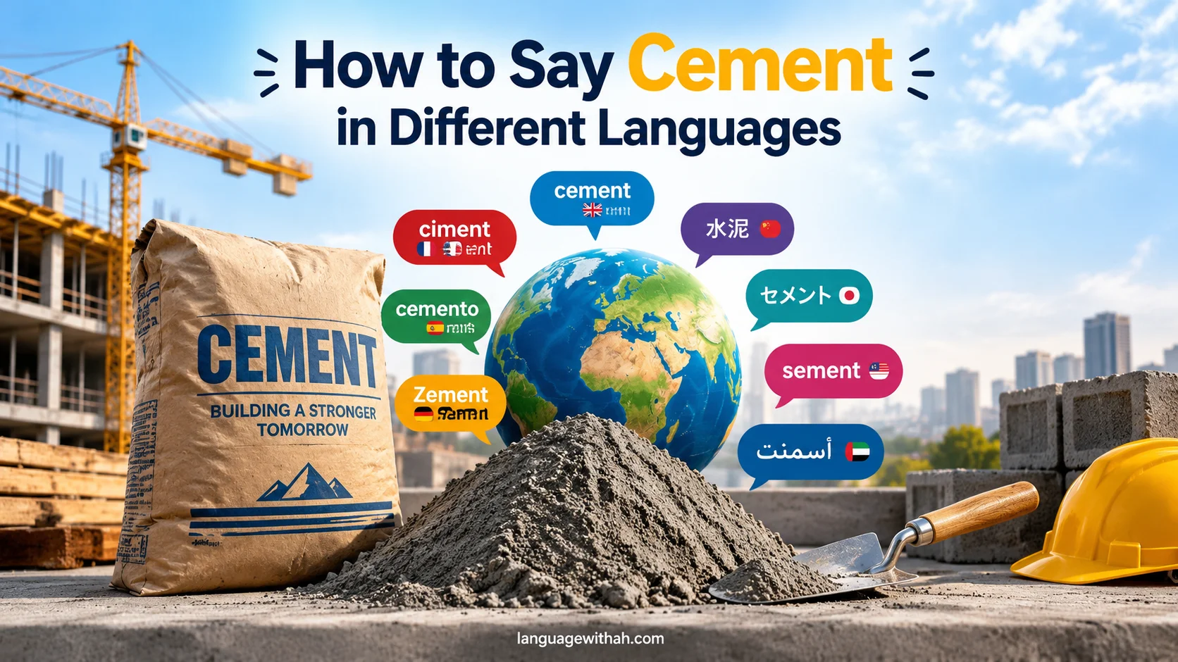 Cement in Different Languages
