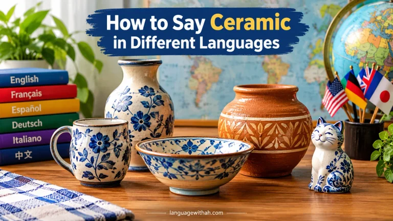 Ceramic in Different Languages