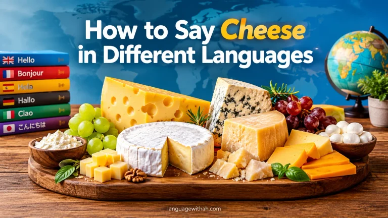 Cheese in Different Languages