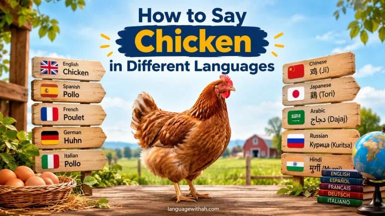 Chicken in Different Languages