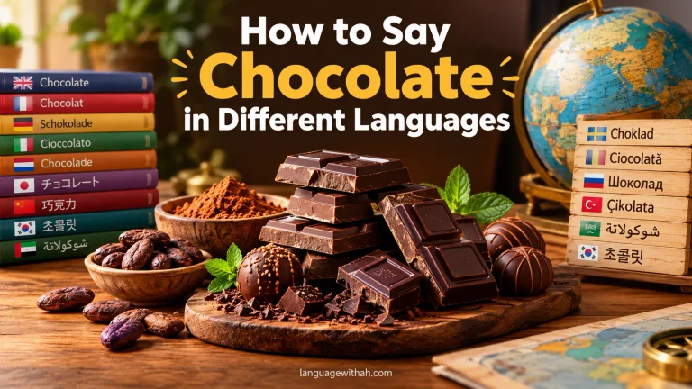 Chocolate in Different Languages