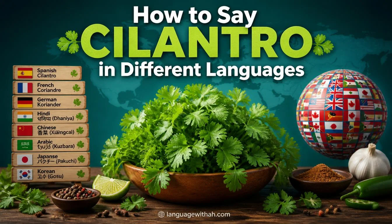 Cilantro in Different Languages
