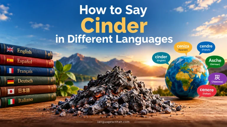 Cinder in Different Languages