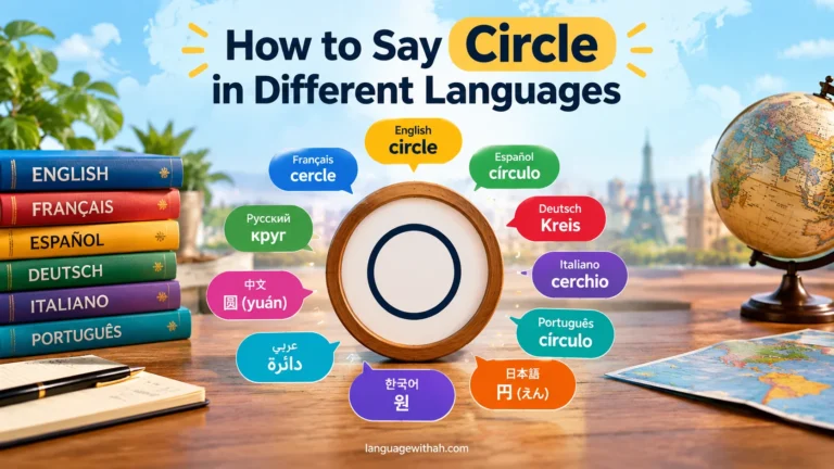 Circle in Different Languages
