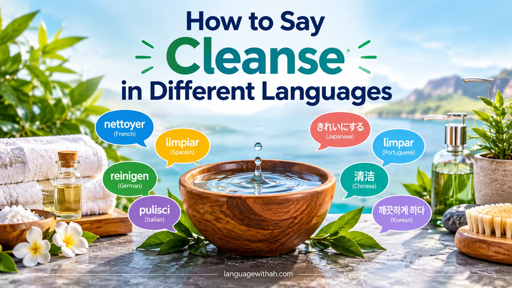 Cleanse in Different Languages