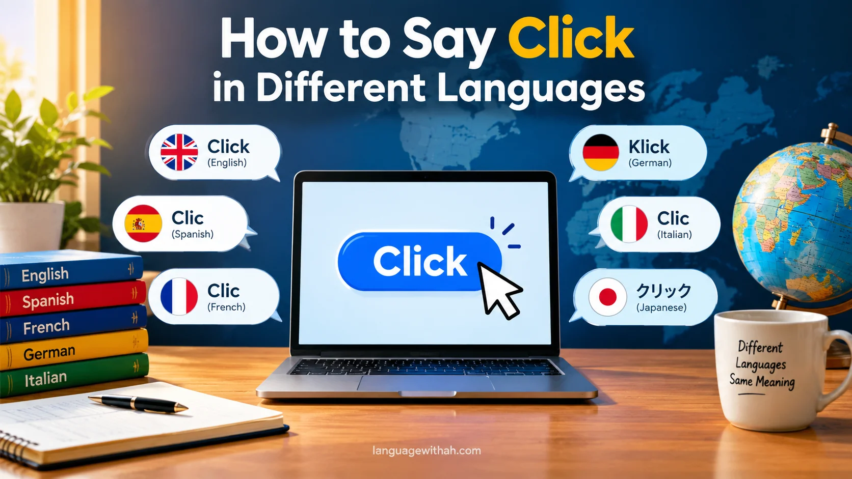 Click in Different Languages
