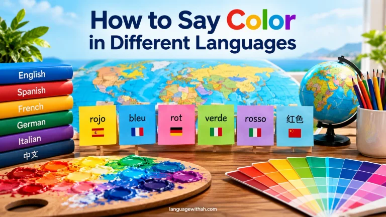 Color in Different Languages