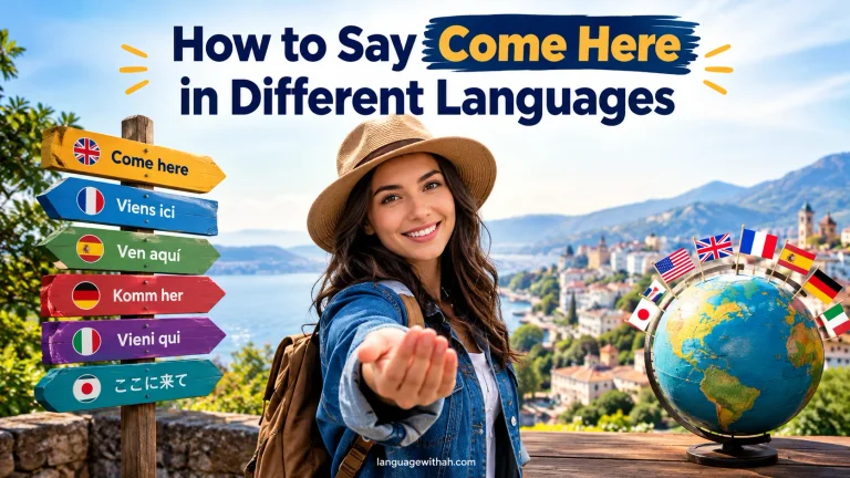 Come Here in Different Languages