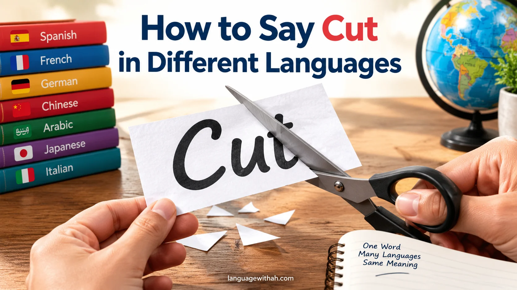 Cut in Different Languages