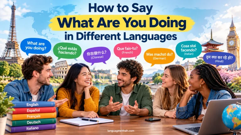 What Are You Doing in Different Languages